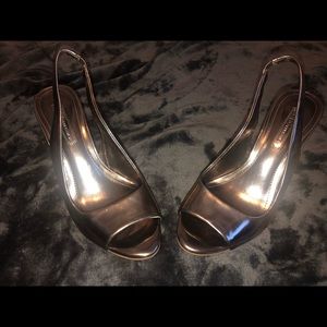 💕SOLD💕 BCBG Slingback Open Toe Heels Sz 7.5
